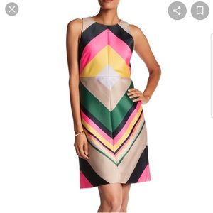 EUC J Crew A-LineMulti-Colored Striped Sleeveless Sheath Dress, 6